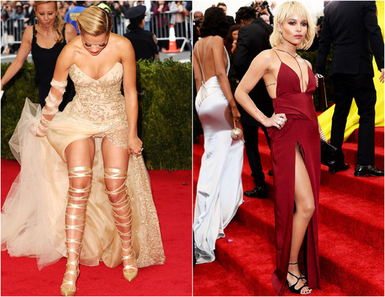 As famosas que mostraram demais no baile do MET As famosas que mostraram demais no baile do MET